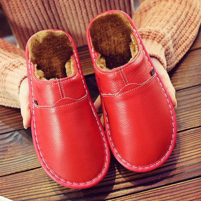 "Heidi Mode – Waterproof Brown Slippers for Men"