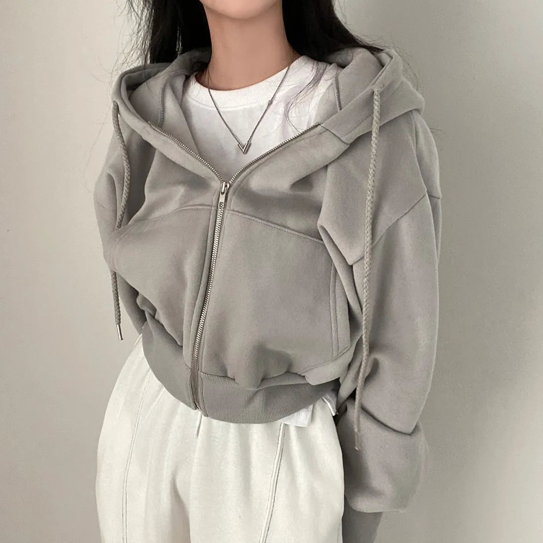 Large Zip-Up Sweatshirts