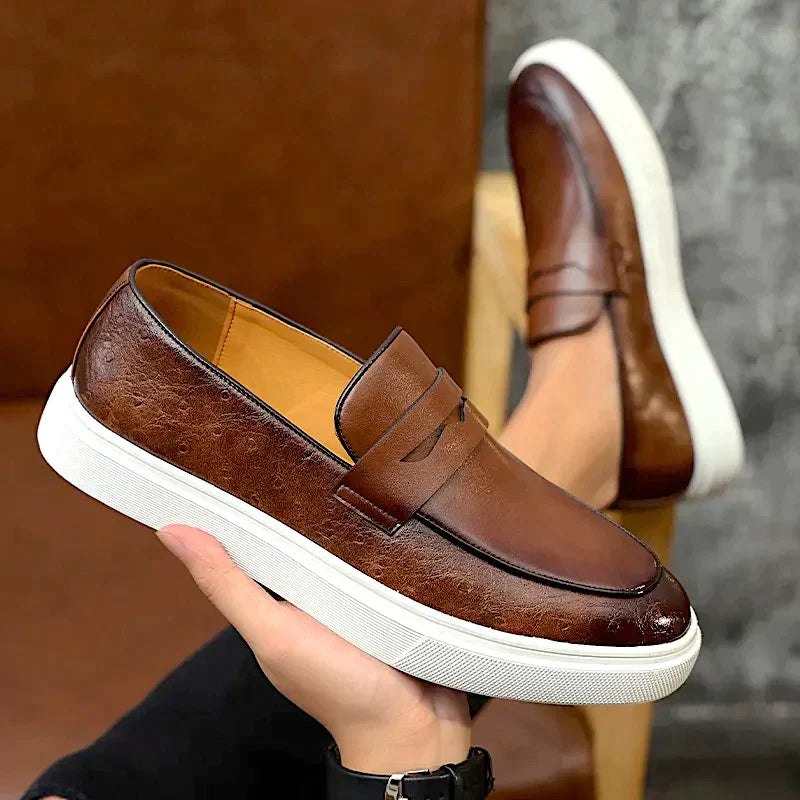 Heidi-Mode Casual, Flat Men's Loafer