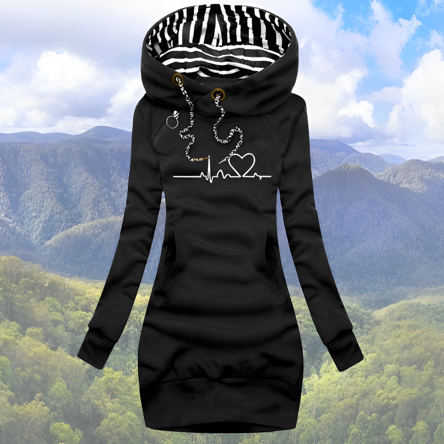 Heidi-Mode | Heartbeat Hoodie