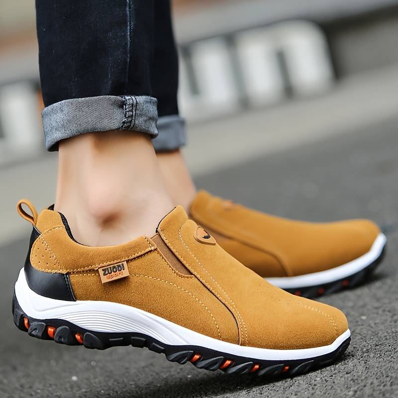 Orthopedic and non-slip comfort sneakers for men