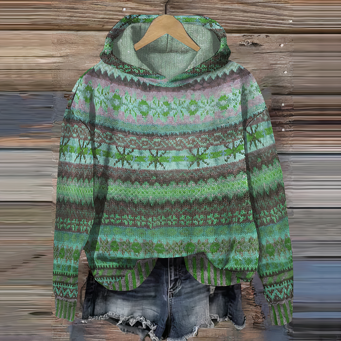 Heidi-Mode | Vintage Hooded Sweater Mika
