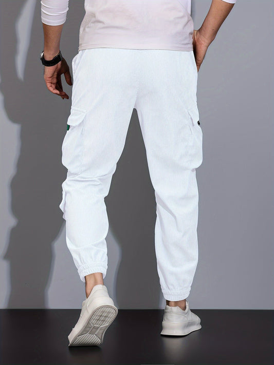 Heidi-Mode Black Cargo Pants for Men