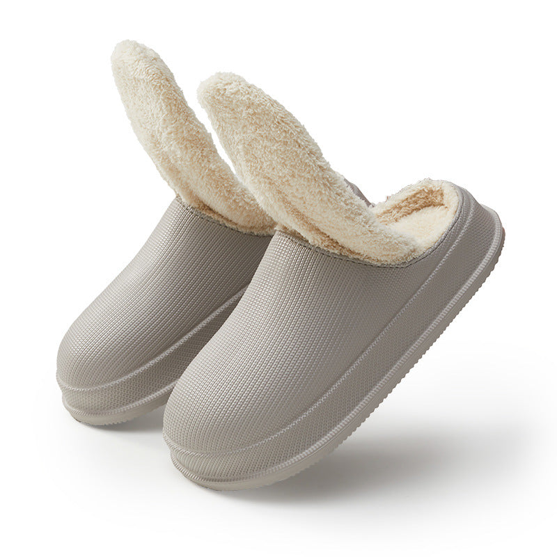 Warm Slippers with Wool Lining