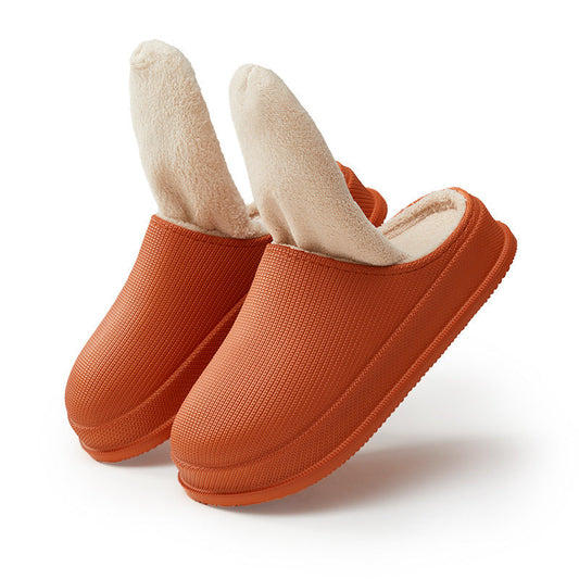 Warm Slippers with Wool Lining
