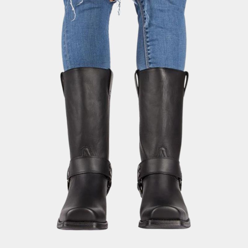 Durable Vintage-Look Cowboy Boots