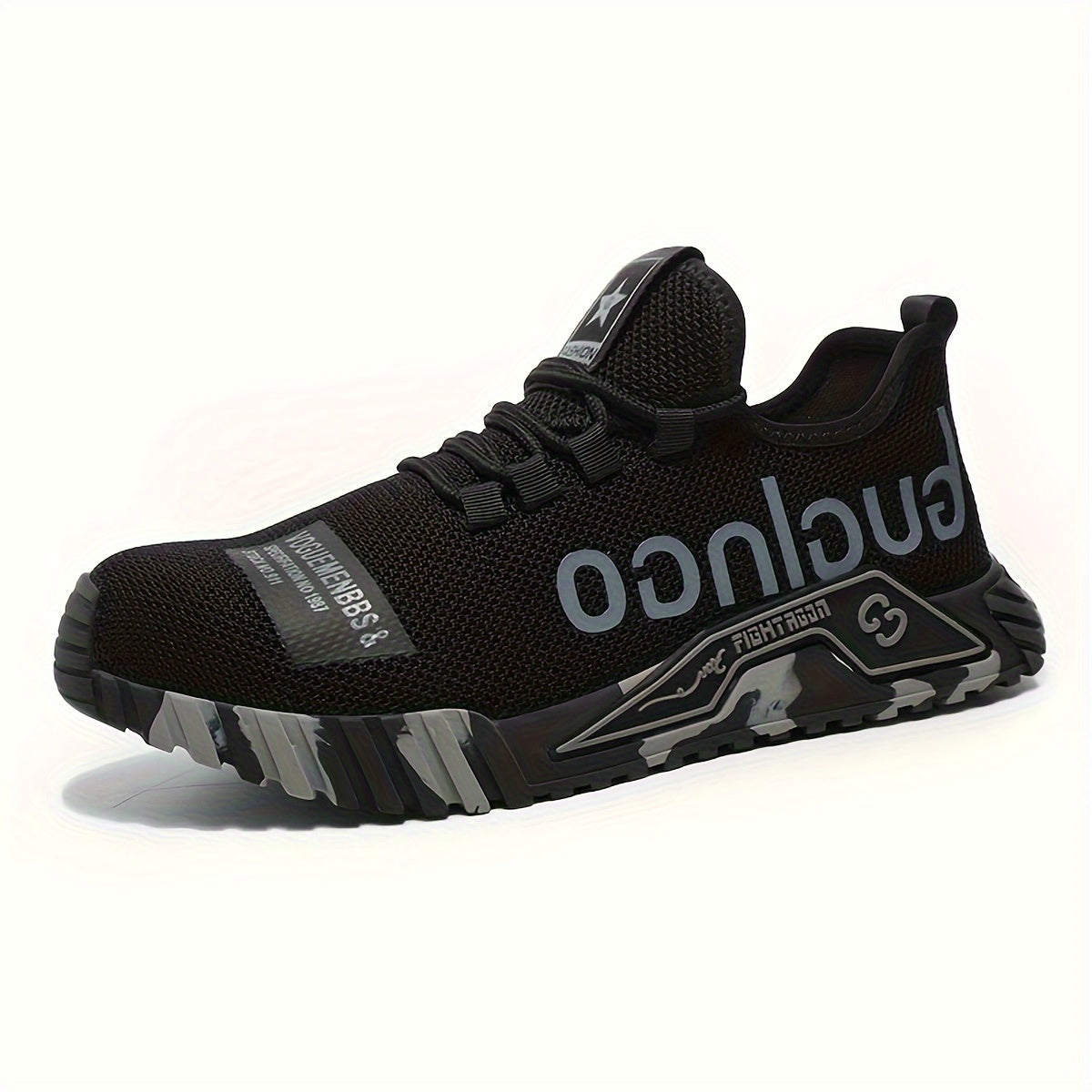 Bright Safety Shoes with Steel Toe
