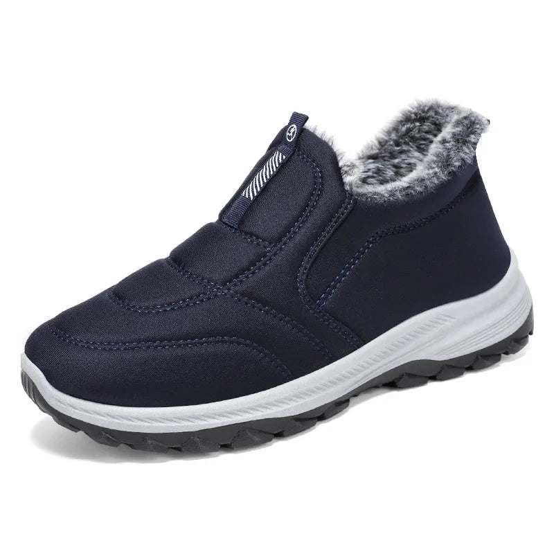 Cozy Men's Slip-Ons with Fleece Lining