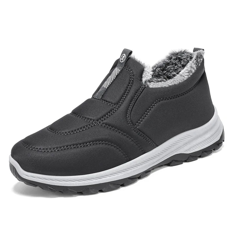Cozy Men's Slip-Ons with Fleece Lining