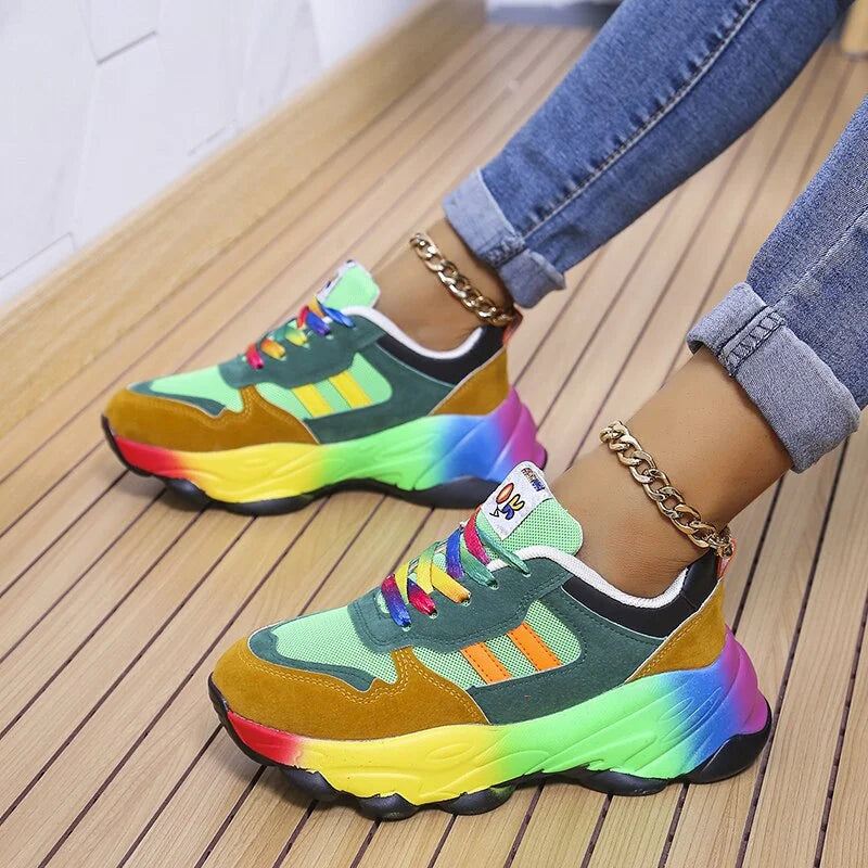 Colorful orthopedic sneakers with style