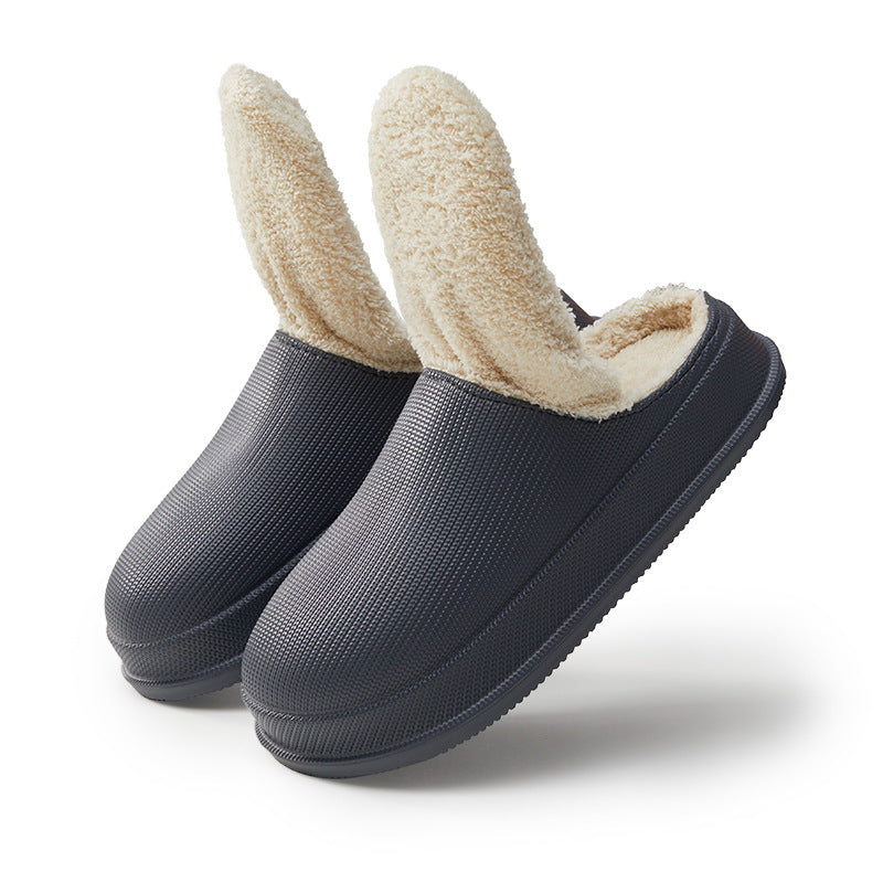 Warm Slippers with Wool Lining