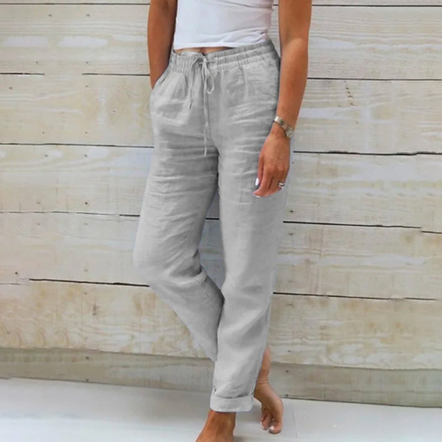 【Cotton】Casual Straight Cut Pants