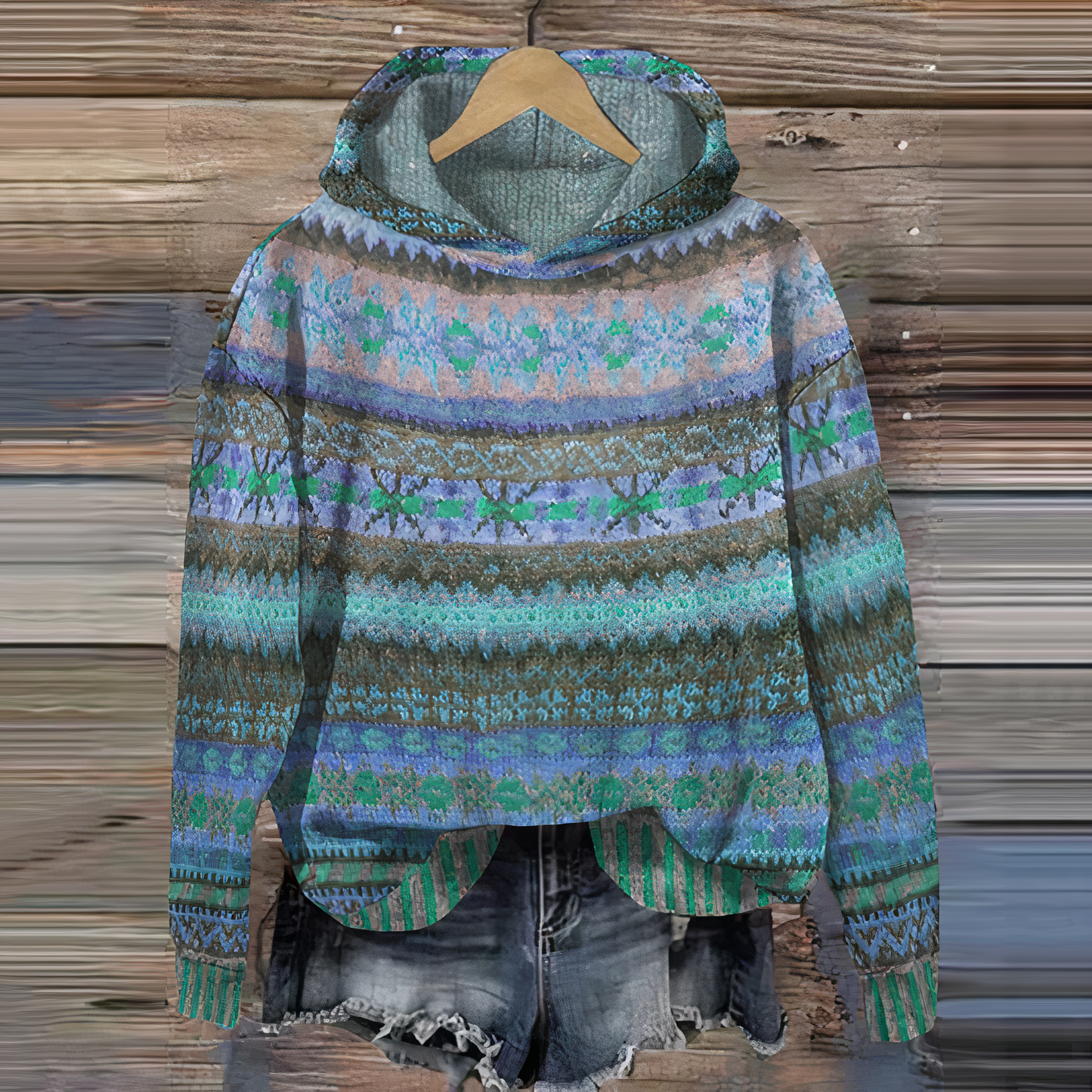 Heidi-Mode | Vintage Hooded Sweater Mika