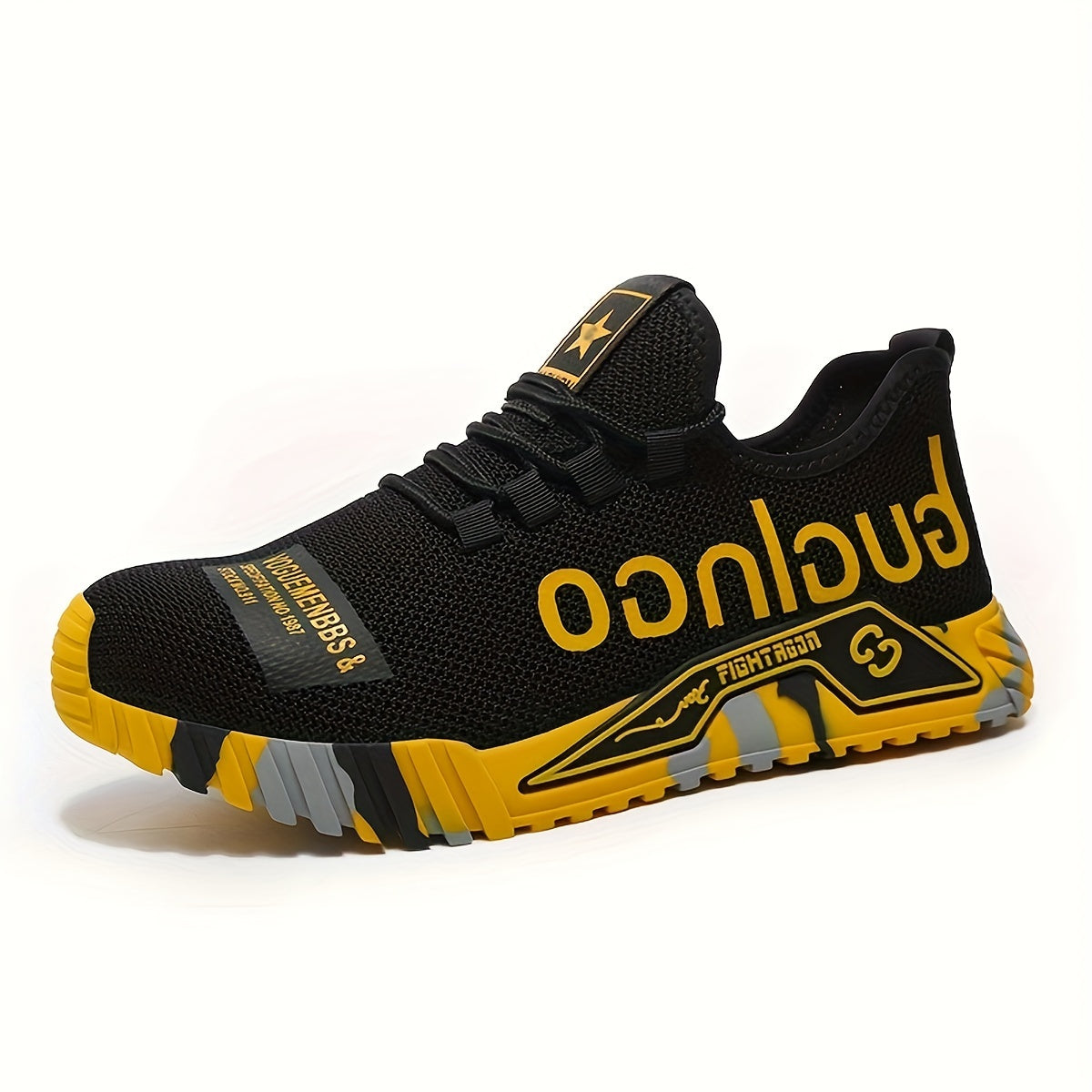 Bright Safety Shoes with Steel Toe