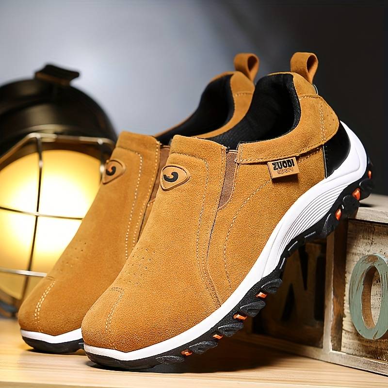 Orthopedic and non-slip comfort sneakers for men