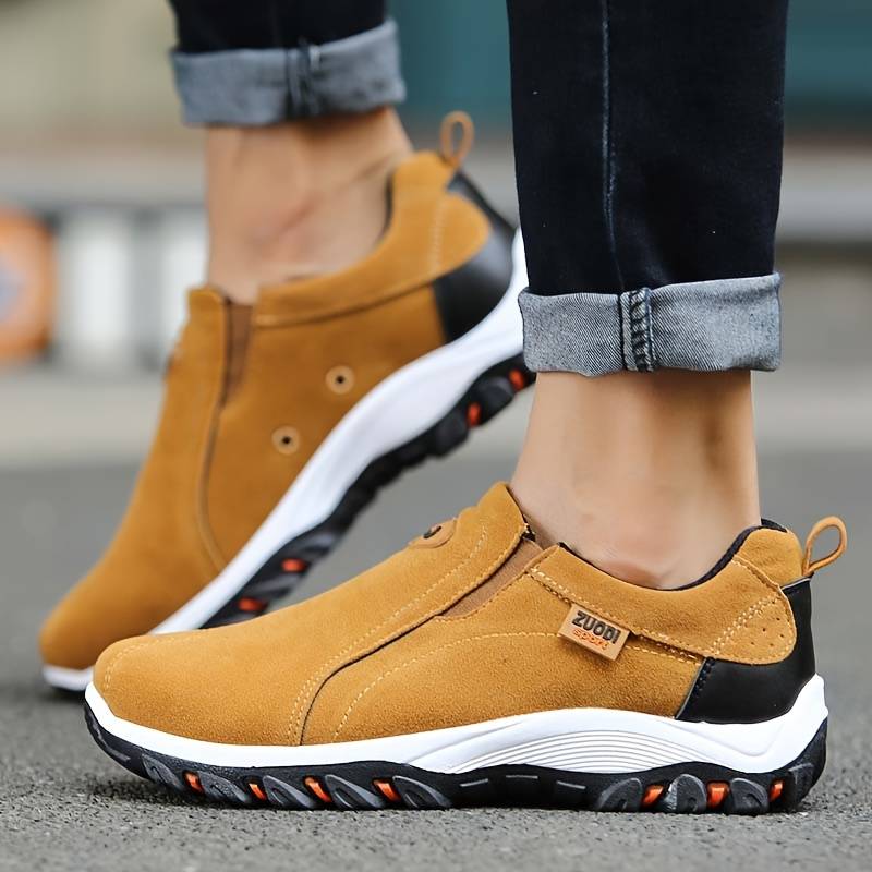 Orthopedic and non-slip comfort sneakers for men