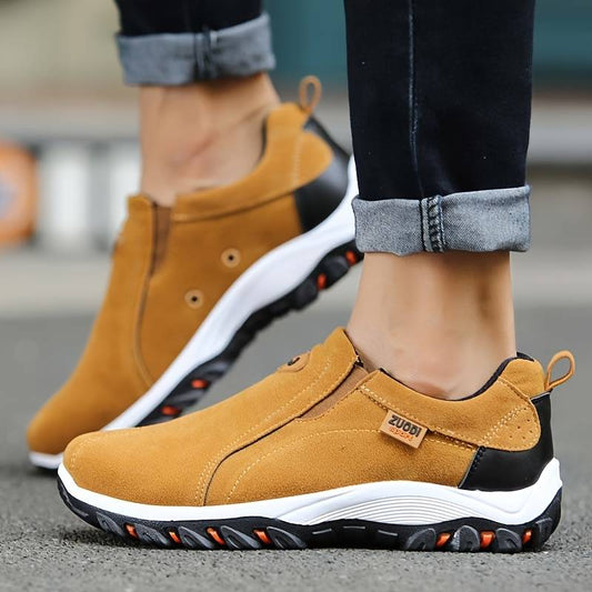 Orthopedic and non-slip comfort sneakers for men