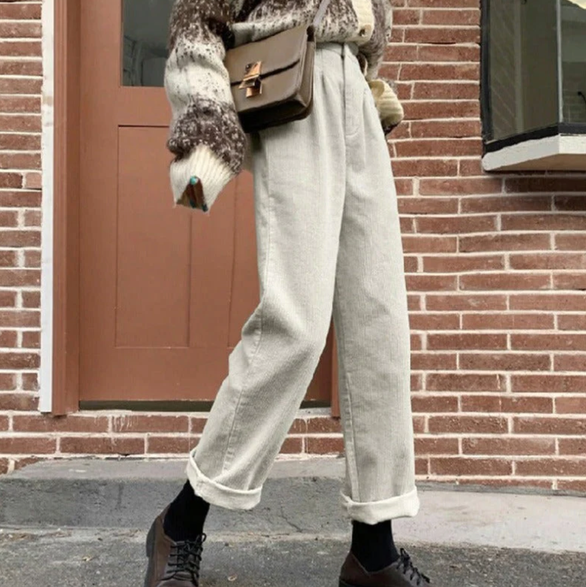 Casual Corduroy Leisure Pants