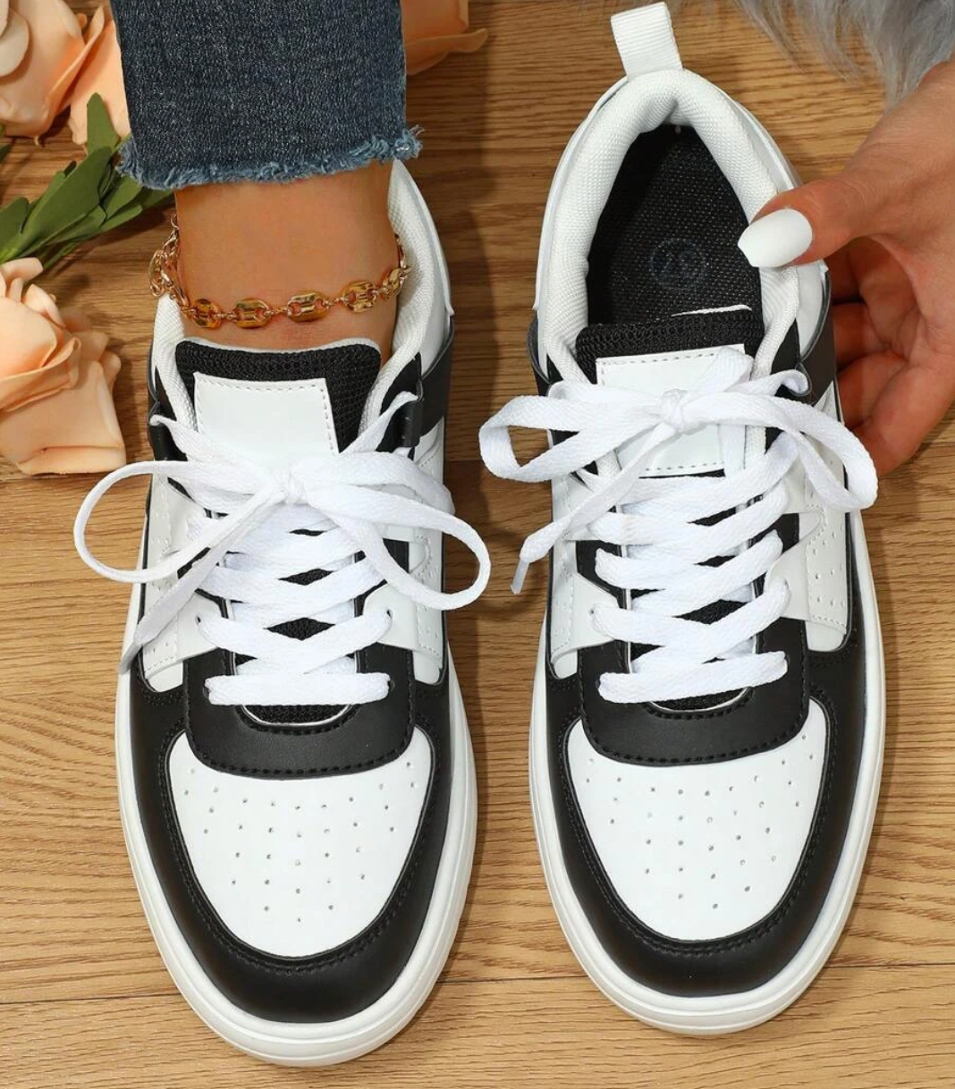 Heidi and Comfortable Sneakers in Unique Design