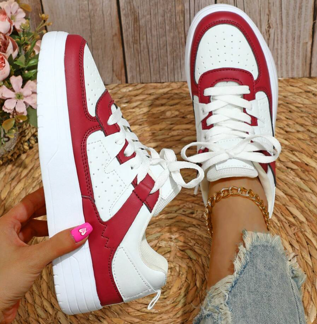 Heidi and Comfortable Sneakers in Unique Design