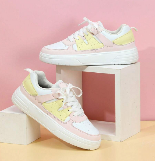 Heidi and Comfortable Sneakers in Unique Design