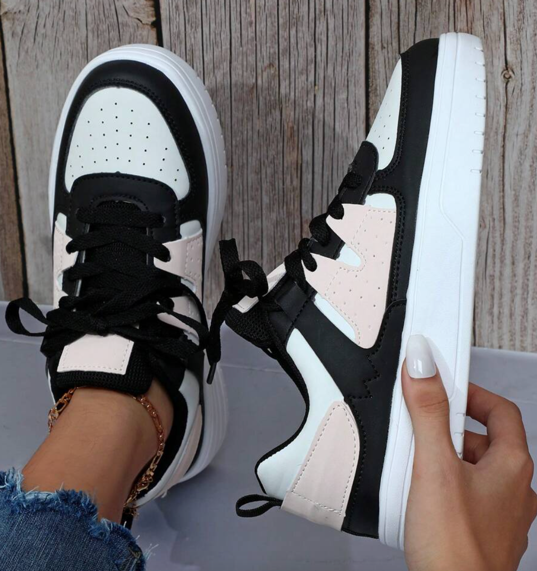 Heidi and Comfortable Sneakers in Unique Design