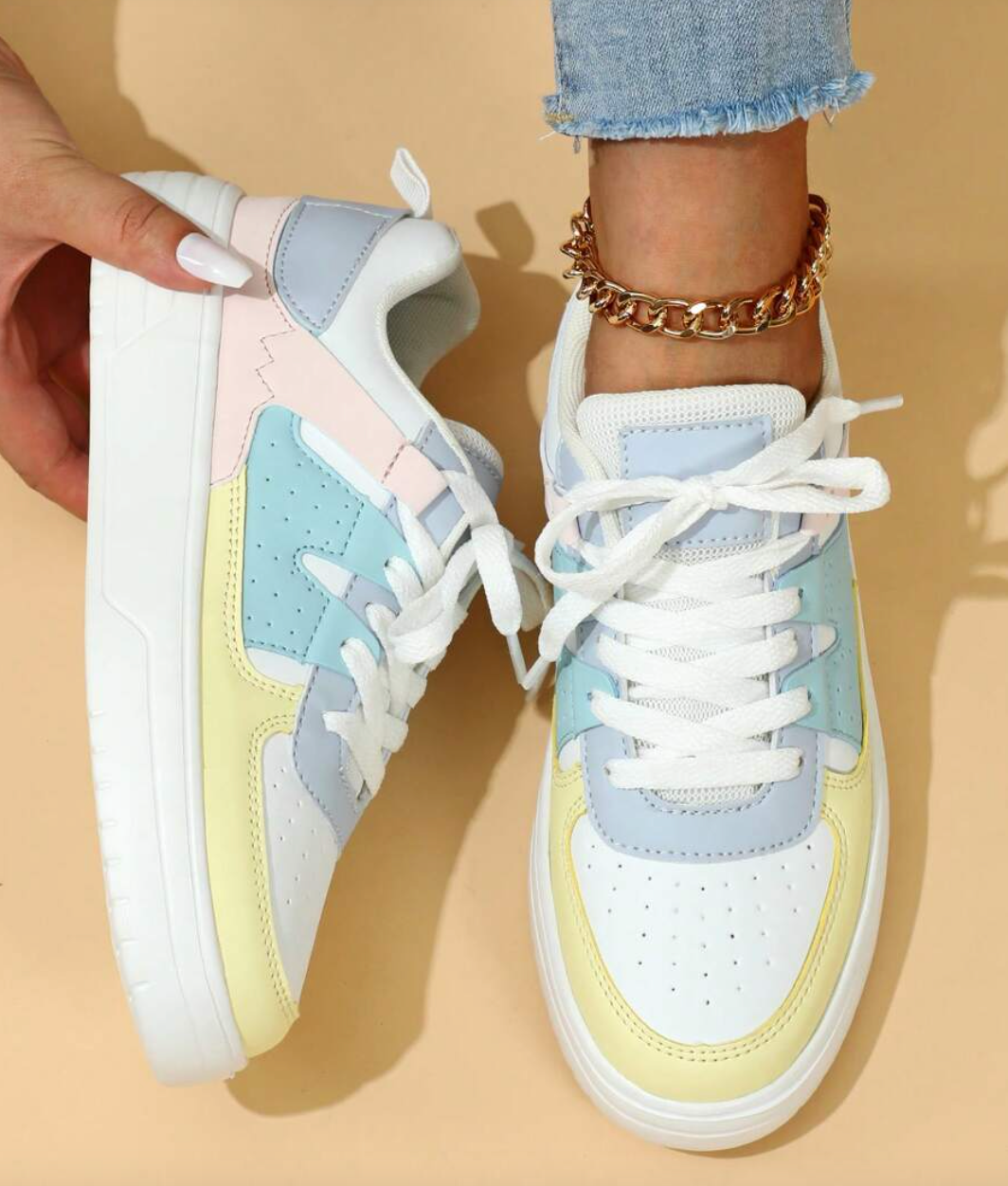 Heidi and Comfortable Sneakers in Unique Design