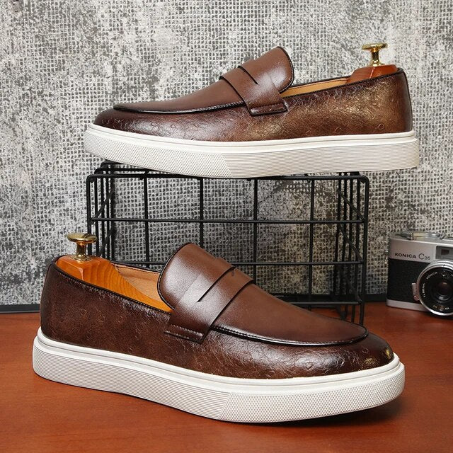 Heidi-Mode Casual, Flat Men's Loafer