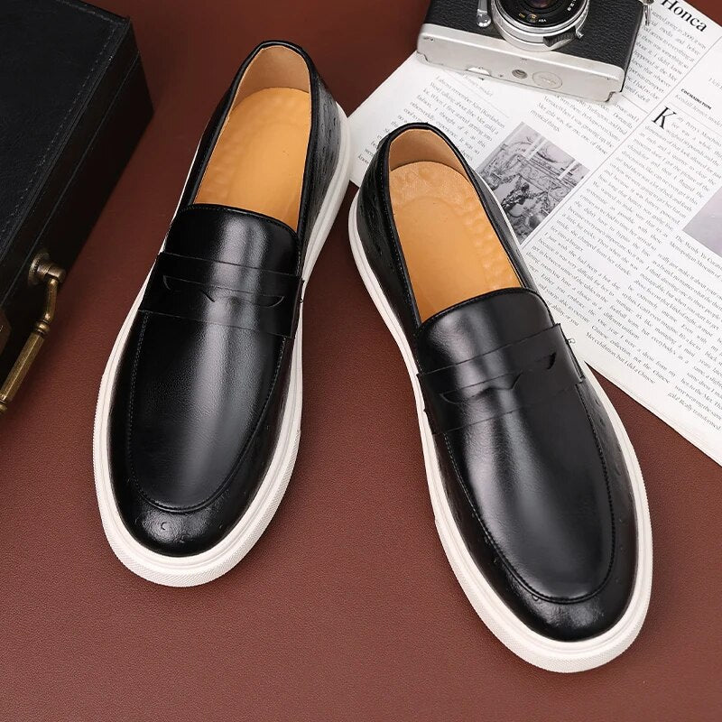 Heidi-Mode Casual, Flat Men's Loafer