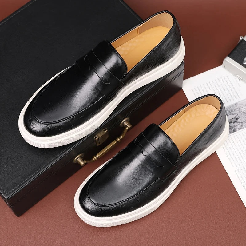 Heidi-Mode Casual, Flat Men's Loafer