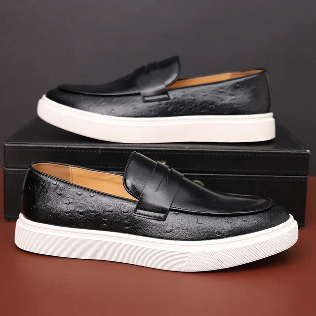 Heidi-Mode Casual, Flat Men's Loafer