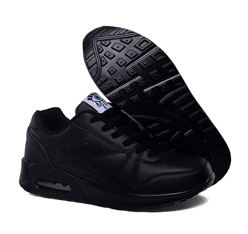 Orthopedic shoes with black eye pattern