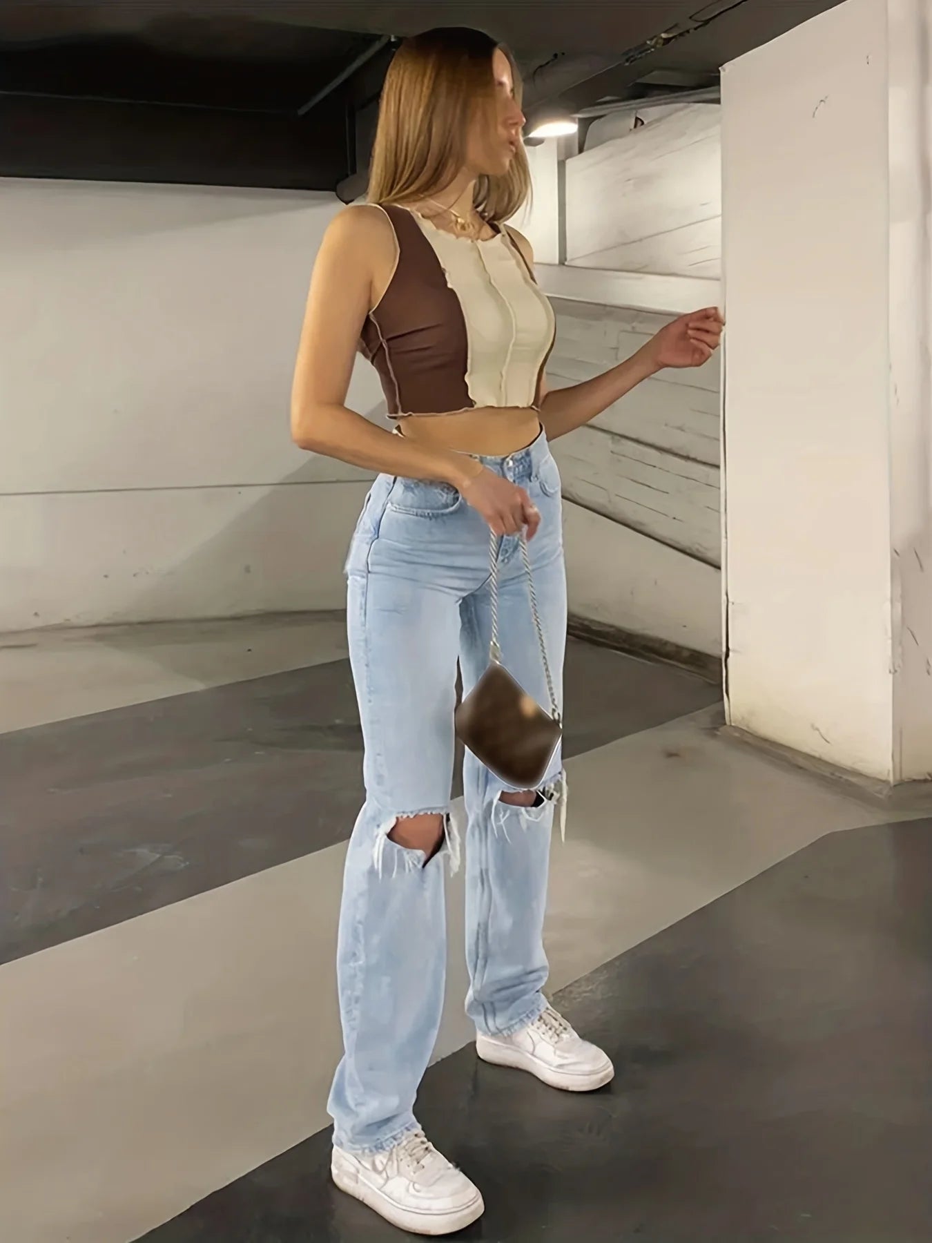 Casual Jeans with Rips