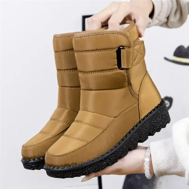 Women's Waterproof Snow Boots – Slip-Resistant & Warm | Plus Sizes