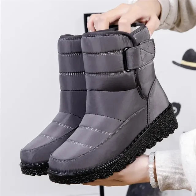 Women's Waterproof Snow Boots – Slip-Resistant & Warm | Plus Sizes