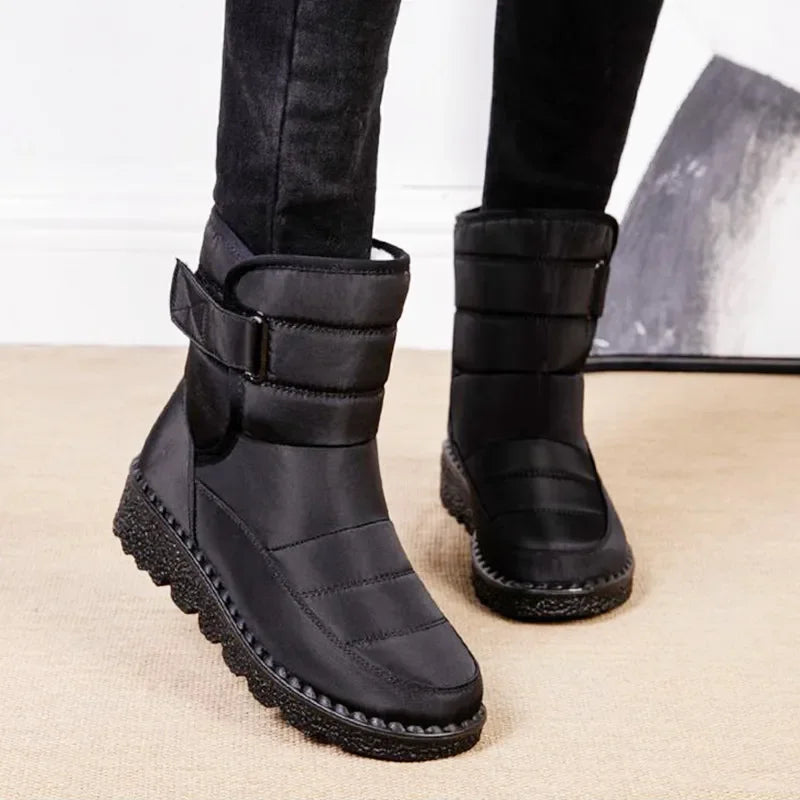 Women's Waterproof Snow Boots – Slip-Resistant & Warm | Plus Sizes