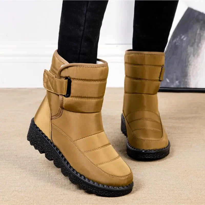 Women's Waterproof Snow Boots – Slip-Resistant & Warm | Plus Sizes