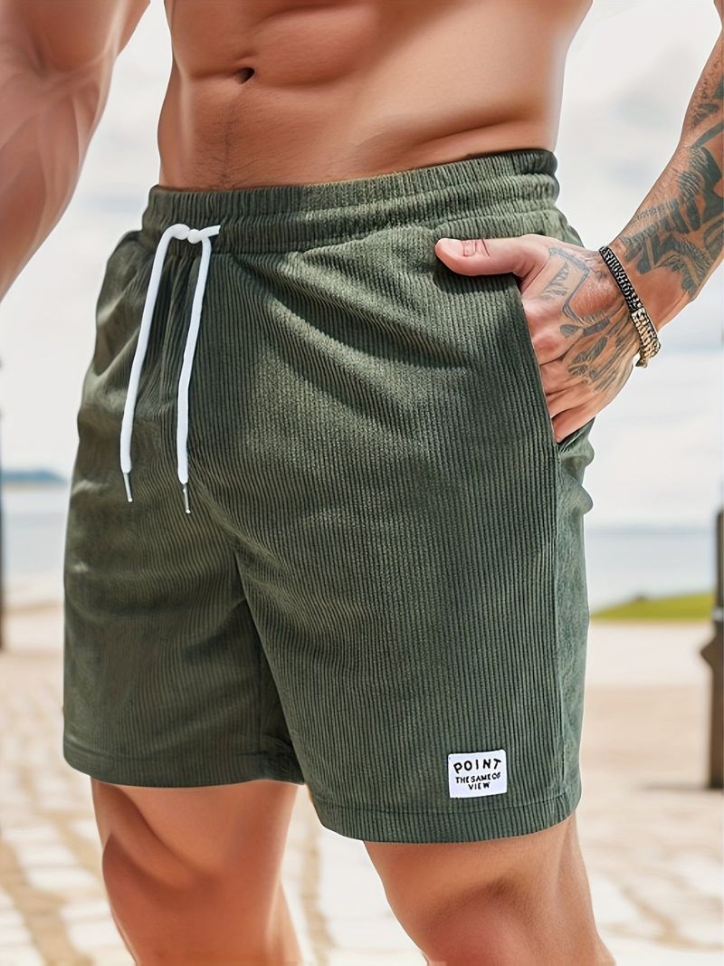 Heidi | Casual Corduroy Men's Shorts with Drawstring
