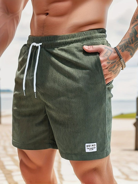 Heidi | Casual Corduroy Men's Shorts with Drawstring