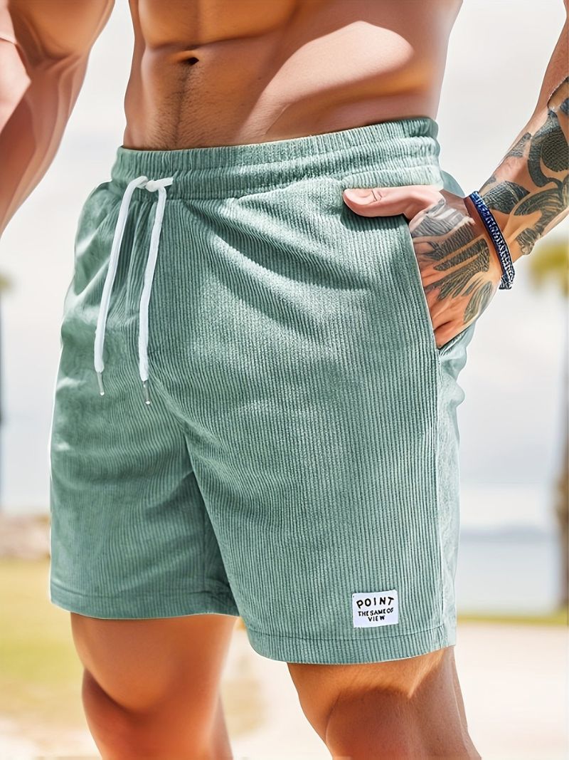 Heidi | Casual Corduroy Men's Shorts with Drawstring