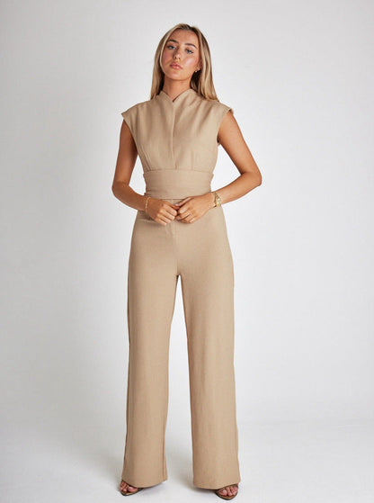 Joyce | Sleeveless Wide-Leg Jumpsuit