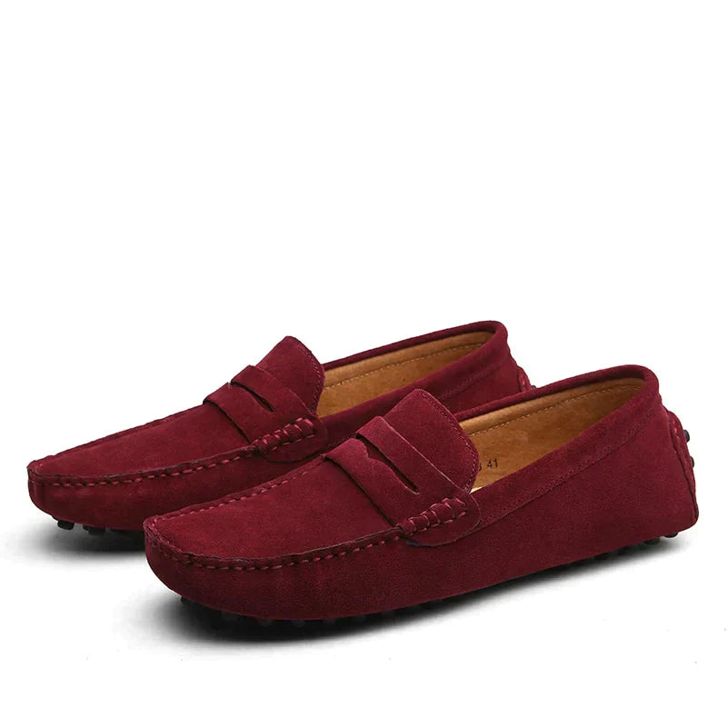 Italian Style Suede Loafers