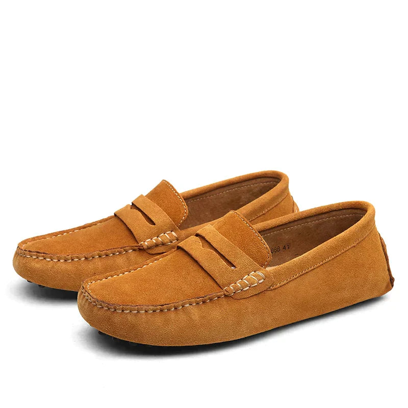 Italian Style Suede Loafers
