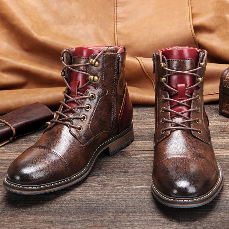 Heidi-Mode Robust Vintage Men's Boots