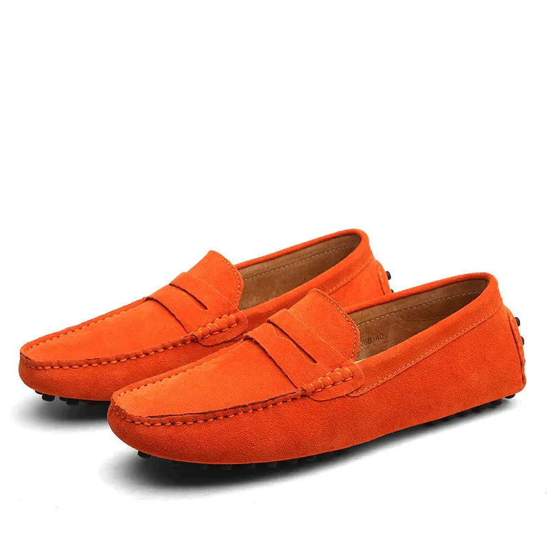 Italian Style Suede Loafers