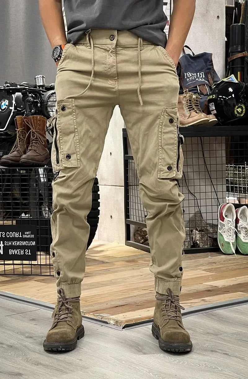 Heidi-Mode | Stretch Cargo Pants with Pockets