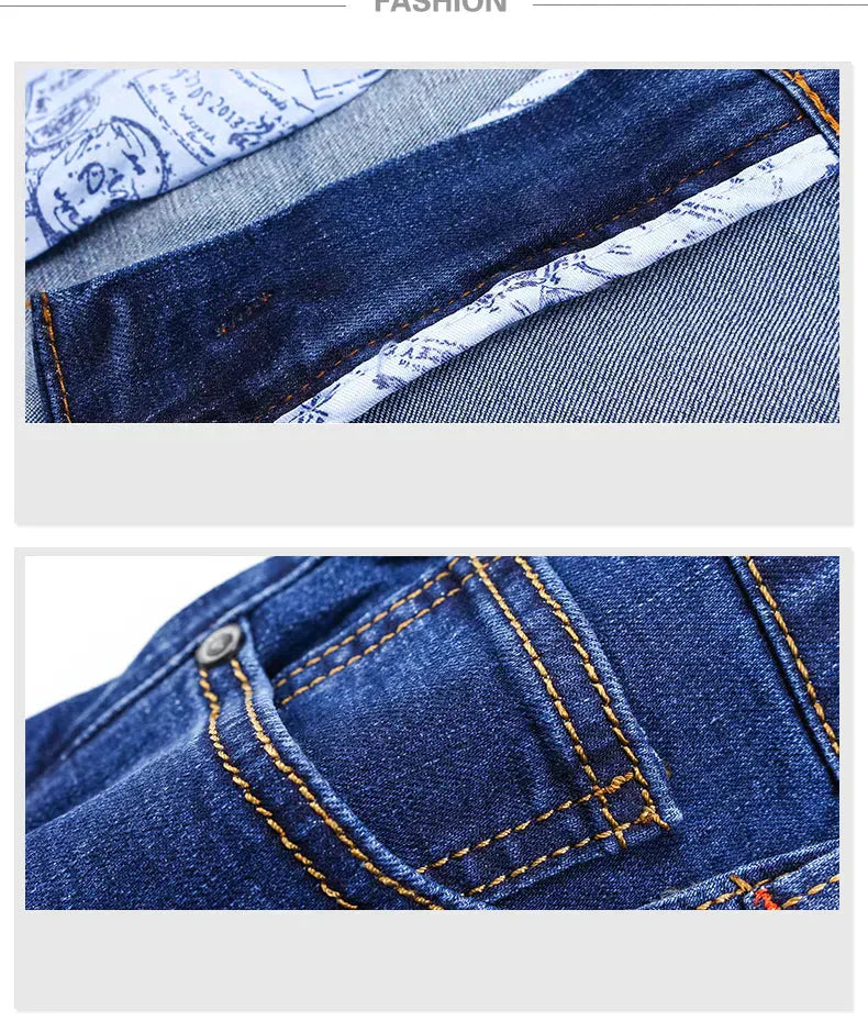 Heidi-Mode - Straight Cut Stretch Jeans for Men
