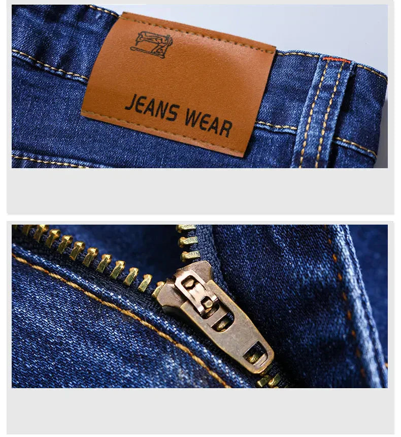 Heidi-Mode - Straight Cut Stretch Jeans for Men