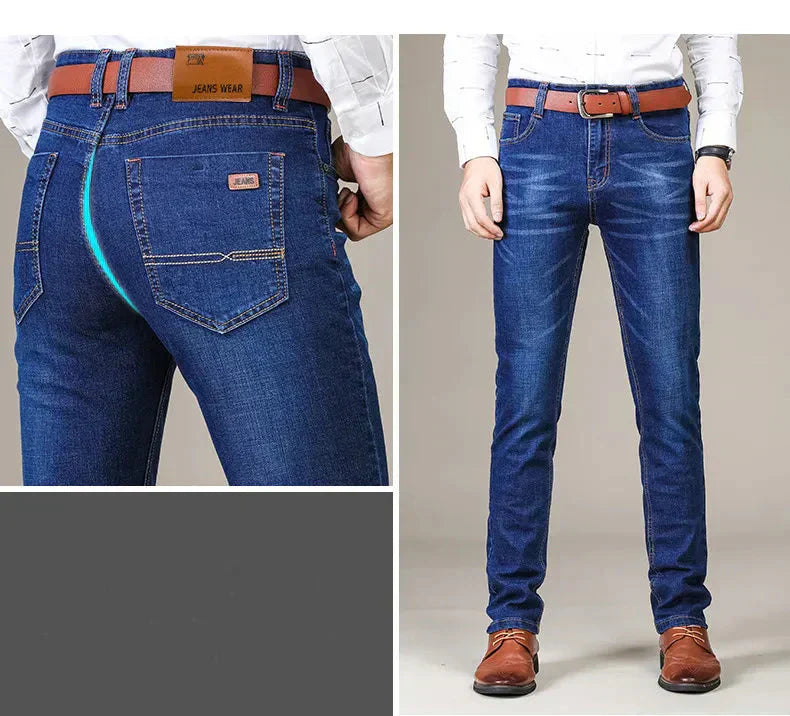 Heidi-Mode - Straight Cut Stretch Jeans for Men