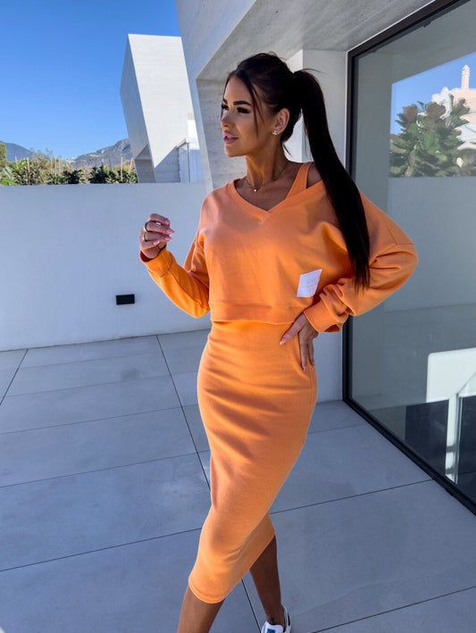 Heidi | Sweatshirt Dress Set